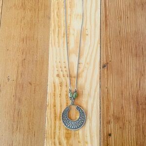 Sterling silver and Peridot necklace